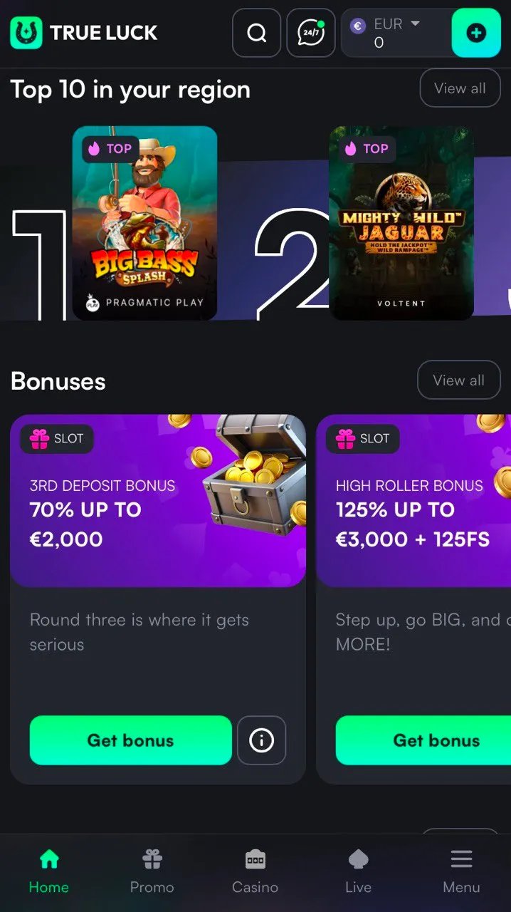 A look at trueluck casino app A look at trueluck casino app